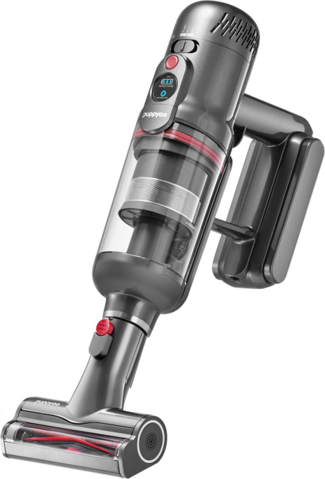 Моющий пылесос (handstick) PUPPYOO T12 Plus Rinse, 585Вт, серый/серый