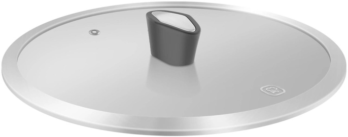 Крышка Rondell Stolz RDA-1786 d 28см крыш.прозрачный руч.черная