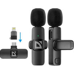 Микрофон Defender Talky-138,  черный [64152]