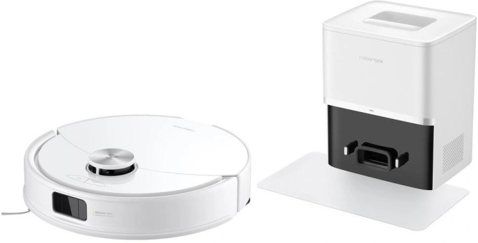 Пылесос-робот Roborock S9+ WHITE 45Вт белый S9P02-02