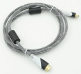 Кабель аудио-видео HDMI m /HDMI m 1.8м. феррит.кольца позолоч.конт. черный (2364160)