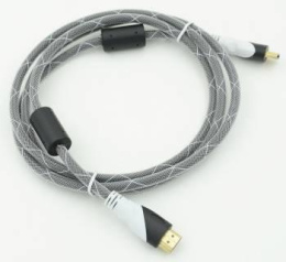 Кабель аудио-видео HDMI m /HDMI m 1.8м. феррит.кольца позолоч.конт. черный (2364160)