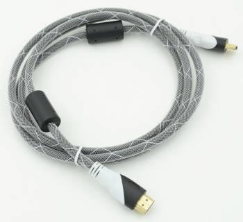 Кабель аудио-видео HDMI m /HDMI m 1.8м. феррит.кольца позолоч.конт. черный (2364160)