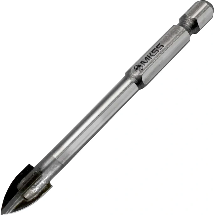 Сверло твердосплавное по керамограниту, стеклу и керамике MKSS Toolbox QUADRO 6мм TS4006