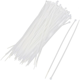 Стяжка пластиковая WRLINE 100мм х 2.5мм, нейлон 6.6, 100шт [wr-shn-25-100w]