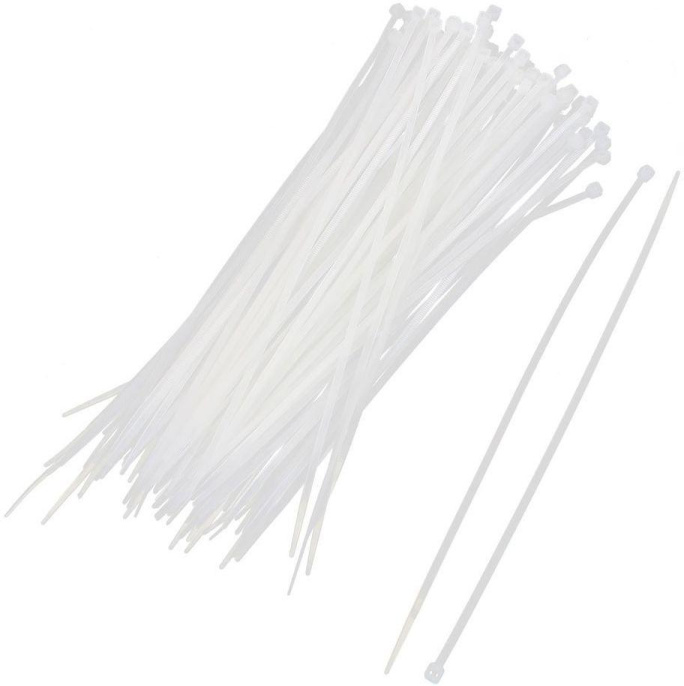 Стяжка пластиковая WRLINE 100мм х 2.5мм, нейлон 6.6, 100шт [wr-shn-25-100w]