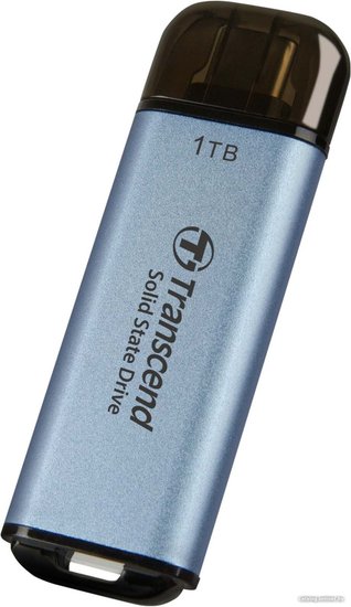 Внешний диск SSD Transcend ESD300 TS512GESD300C, 512ГБ, голубой