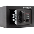 Офисный мебельный сейф BRABIX SF-140EL 140х195х140 мм, электронный замок, черный 291141