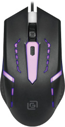 Мышь проводная Oklick 398G, игровая, оптическая, USB, 2400dpi, черный [1431665]