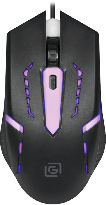 Мышь проводная Oklick 398G, игровая, оптическая, USB, 2400dpi, черный [1431665]