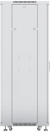 Cabeus SH-05C-42U80/80 Шкаф монтажный телекоммуникационный 19" напольный для распределительного и серверного оборудования 42U 800x800x2055mm (ШхГхВ) передняя стеклянная и задняя сплошная металлическая двери, ручка с замком, цвет серый (RAL 7035)