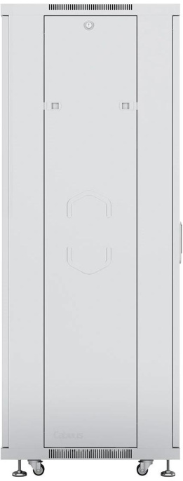 Cabeus SH-05C-42U80/80 Шкаф монтажный телекоммуникационный 19" напольный для распределительного и серверного оборудования 42U 800x800x2055mm (ШхГхВ) передняя стеклянная и задняя сплошная металлическая двери, ручка с замком, цвет серый (RAL 7035)