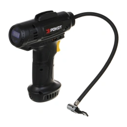 Компрессор беспроводной РОКОТ 120Вт, 35 л/мин, 2000МА, аналоговый дисплей 713-123