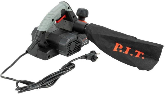 Электрорубанок P.I.T. PEP82-C 650Вт, 16800 об/мин, 2 ножа 82мм, 0-2мм, 1 фаска, упор, адаптер