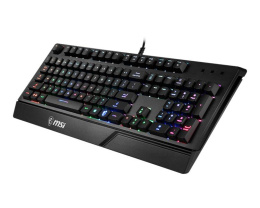 Клавиатура MSI Vigor GK20 RU черный USB Multimedia for gamer LED (подставка для запястий) (S11-04RU230-CLA)