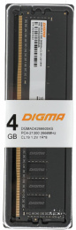 Оперативная память Digma DGMAD42666004S DDR4 -  1x 4ГБ 2666МГц, DIMM,  Ret