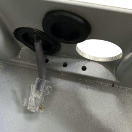 Корпус ACD XG387 Metal case IP65, 200*120*80mm, металлический, 3 отверстия 28 + 28 + 23мм с резиновыми заглушками, цвет серебристый, совместим с Raspberry Pi 3B, 3B+, 4, Orange Pi {12}