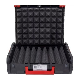 Кейс для инструментов Milwaukee Heavy Duty Box 1 4932459751 универсальный, с вкладышем из вспененного материала, ударопрочная конструкция, усиленные углы, защищенные защелки, можно соединять между собой