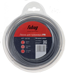 Леска для садовых триммеров FUBAG FR,  2.4мм, 40м [38726]