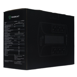 Источник бесперебойного питания ИБП Raskat VS-850VA 850VA, 510Вт, 6хCEE 7