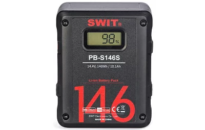 SWIT PB-S146S Компактный Li-ion аккумулятор Тип: V-lock Ёмкость: 146 Вт.ч