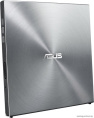 Оптический привод DVD-RW ASUS SDRW-08U5S-U/SIL/G/AS, внешний, USB, серебристый, Ret