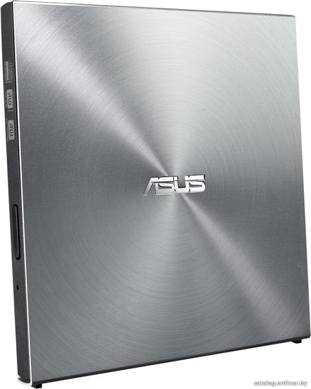 Оптический привод DVD-RW ASUS SDRW-08U5S-U/SIL/G/AS, внешний, USB, серебристый, Ret