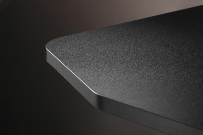 Стол игровой Cactus CS-GMD-BK-RGB, МДФ, черный