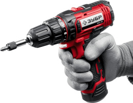 Дрель-шуруповерт Зубр ДШЛ-125-21, 2Ач,  с одним аккумулятором