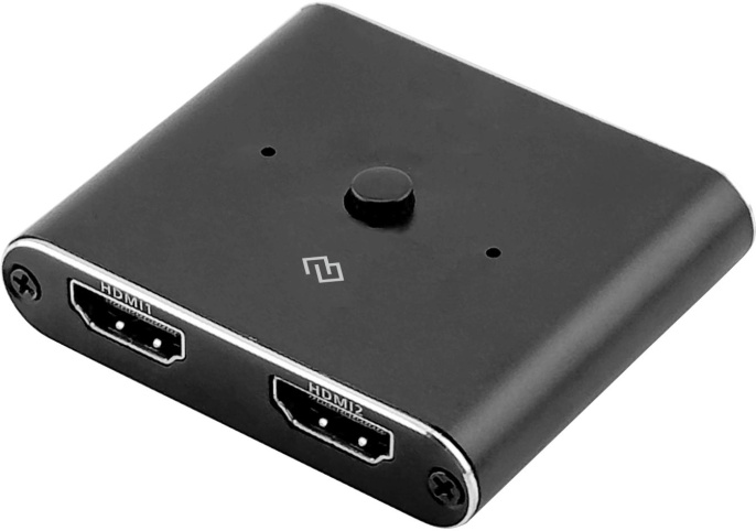 Переключатель аудио-видео Digma HDMI (f) -  HDMI (f),  HDMI (f),  ver 2.0,  черный [d-hsw-v2.0x2]