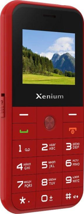 Мобильный телефон Xenium 718 X красный моноблок 2Sim 1.77" 128x160 Spreadtrum ThreadX RTOS 0.3Mpix GSM900/1800 MP3 FM microSD max32Gb