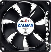 Вентилятор для корпуса Zalman ZM-F1 Plus SF Чёрный крепление на винтах, подшипник скольжения sleeve , 2000об/мин, 23dB A , 80х80х25мм, 60г