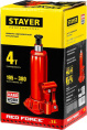 Домкрат Stayer Red Force 43160-4_z01 бутылочный гидравлический красный
