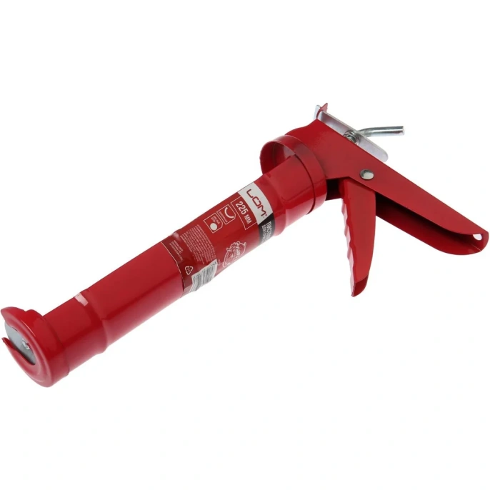 Пистолет для герметика ЛОМ полуоткрытый, круглый шток, 225 мм 1935497