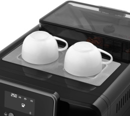 Кофемашина автоматическая Rondell RDE-1107,  20Бар,  с автоматическим капучинатором,  черный/серебристый