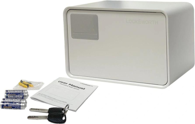 Сейф мебельный LockSworth VS4523-WH взломостойкий встраиваемый 200x310x200мм электронный/ключевой