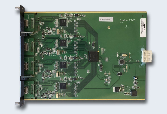 TNTV/TNT MMS-4I-HDMI Карта интерфейсная, HDMI+AUDIO, 4 внешних входных порта: HDMI+MINIJACK, интегрированный конвертер видеоразрешений/scaler;для коммутаторов серии MMS-xxxxIPB