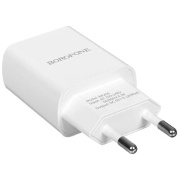  BOROFONE BA20A/ Сетевое ЗУ/ 1 USB/ Выход: 10.5W/ White (B-00681)