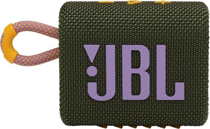 Колонка портативная JBL GO 3, 4.2Вт, зеленый [jblgo3grn]