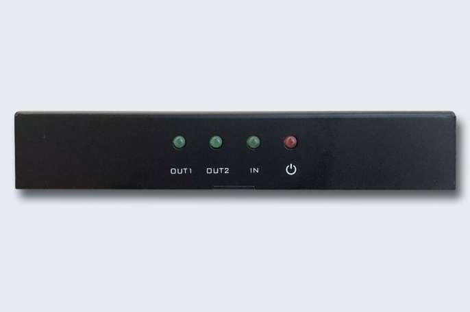 TNTV/TNT MMS-6082VSH Разветвитель,, HDMI 1.4, 1 2 устройства, макс.10м. до входа у-ва+10м. до экрана толщ.жил шнура 24AWG ,, без шнуров, DC 5V, max data rate 10.2 гбит/с;max pixel clock 340 МГц;3D;HDCP1.4;макс.разр.до 3840x2160 30Hz 4:4:4