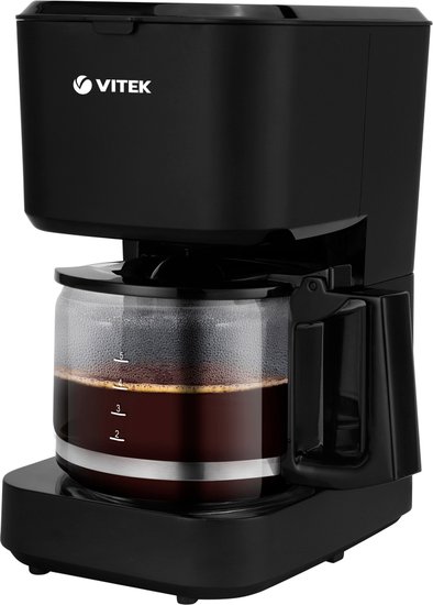 Кофеварка капельная Vitek VT-8386 630Вт черный