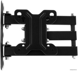 Кронштейн для телевизора Ultramounts UM896 черный 13"-27" макс.30кг настенный поворотно-выдвижной и наклонный