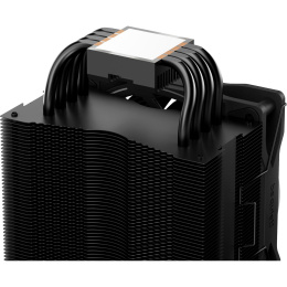 Кулер для процессора CPU Cooler be quiet! PURE ROCK 2 FX 150W, 4-pin PWM, 155mm, Al/Cu, 4x6mm, ARGB, 1x120mm, 42.6CFM, 24.4dBA, 2000RPM, S: 1700/1200/115X/2066/2011 -3 square ILM, AM5/AM4, black BK033