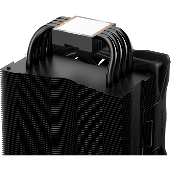 Кулер для процессора CPU Cooler be quiet! PURE ROCK 2 FX 150W, 4-pin PWM, 155mm, Al/Cu, 4x6mm, ARGB, 1x120mm, 42.6CFM, 24.4dBA, 2000RPM, S: 1700/1200/115X/2066/2011 -3 square ILM, AM5/AM4, black BK033