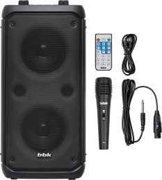 Колонки BBK BTA4020 2.0 черный 20Вт портативные