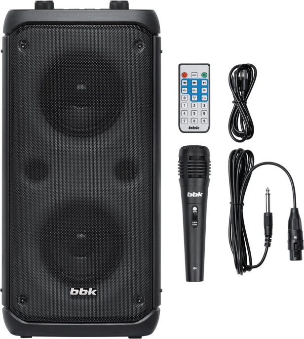 Колонки BBK BTA4020 2.0 черный 20Вт портативные