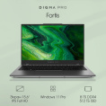 Ноутбук Digma Pro Fortis Core i3 1005G1 8Gb SSD512Gb Intel UHD Graphics 15.6" IPS FHD (1920x1080) Windows 11 Pro grey WiFi BT Cam 4250mAh (DN15P3-8DXW03)