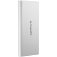 Внешний аккумулятор (Power Bank) Canyon PB-106,  10000мAч,  белый [cne-cpb1006w]
