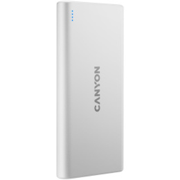 Внешний аккумулятор (Power Bank) Canyon PB-106,  10000мAч,  белый [cne-cpb1006w]