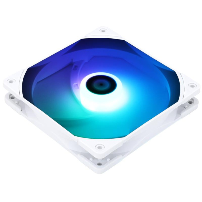 Кулер для корпуса/ Case Cooler Thermalright TL-C14W-Sx3 140x140x26mm, 4-pin PWM, ARGB, 74.3CFM, 26.6dBA, 1500RPM, White